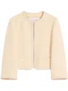 Valentino Garavani Women Cream Crepe Couture Blazer In Neutrals
