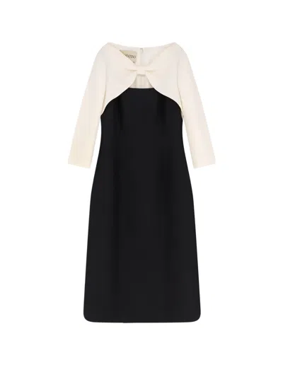 VALENTINO CRÊPE MIDI DRESS