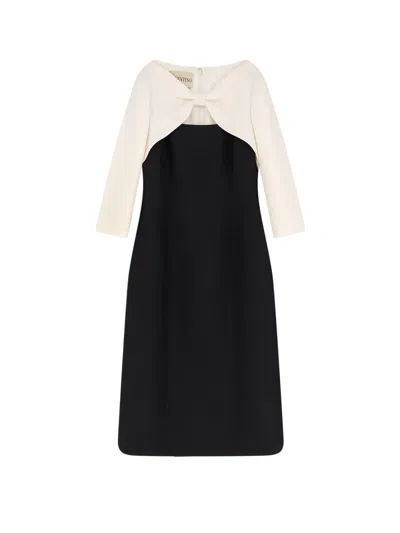 VALENTINO CRÊPE MIDI DRESS
