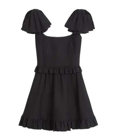 VALENTINO VALENTINO BOW DETAIL MINI DRESS