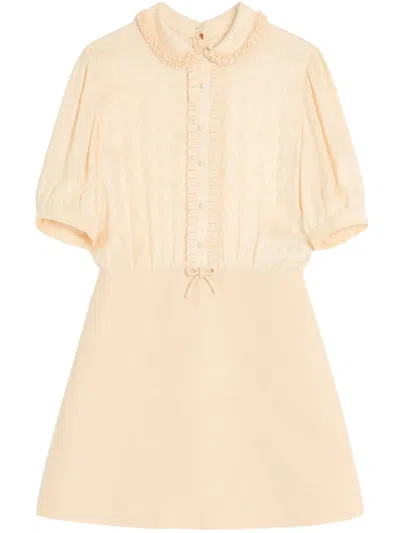 VALENTINO CREPE COUTURE MINI DRESS