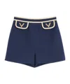 Valentino Crepe Couture Shorts
