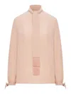 Valentino Crepe Top With Tripoline