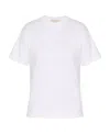 Valentino Crew-neck Cotton T-shirt In White