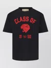 Valentino Garavani Cotton T-shirt With Panther Print In Black