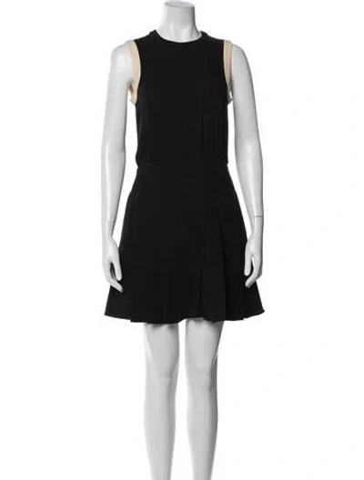 Pre-owned Valentino Crew Neck Jumpsuit In Black