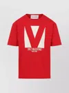 Valentino Crewneck Graphic Print T-shirt Logo