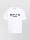 Valentino Logo-print Crewneck T-shirt In White