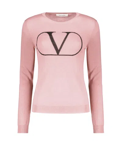 VALENTINO CREW NECK LONG SLEEVE SWEATER