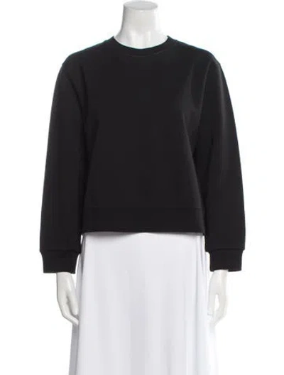 Pre-owned Valentino Crew Neck Long Sleeve Sweatshirt In Black