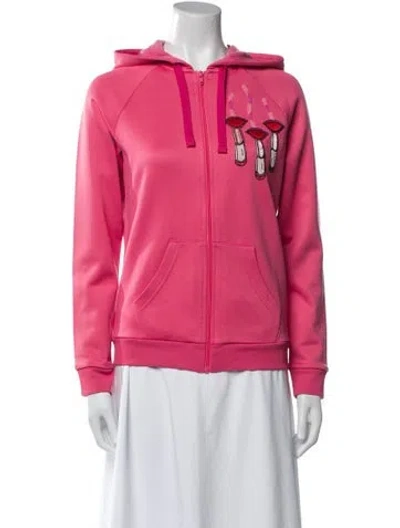 Pre-owned Valentino Crew Neck Long Sleeve Sweatshirt In Pink