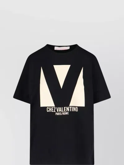 VALENTINO CREW NECK SHORT SLEEVES TOP