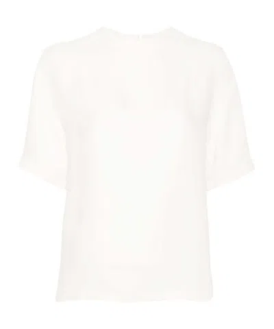 VALENTINO CREW-NECK SILK T-SHIRT