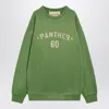 Valentino Garavani Pure Cotton Sweatshirt In Green