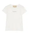 Valentino Cotton Crew Neck T-shirt With Short Sleeves In White