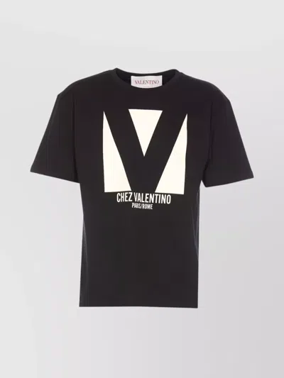 VALENTINO CREWNECK GRAPHIC PRINT T-SHIRT