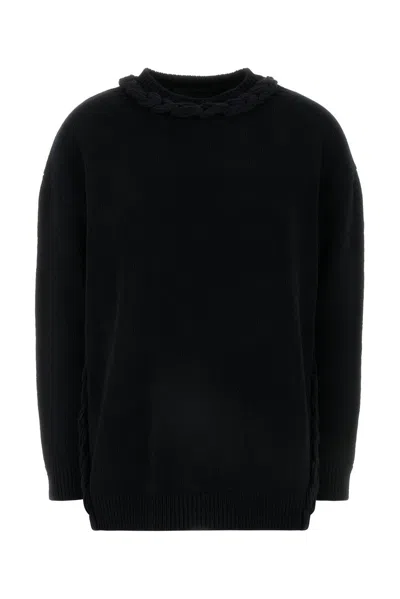 VALENTINO BLACK WOOL SWEATER