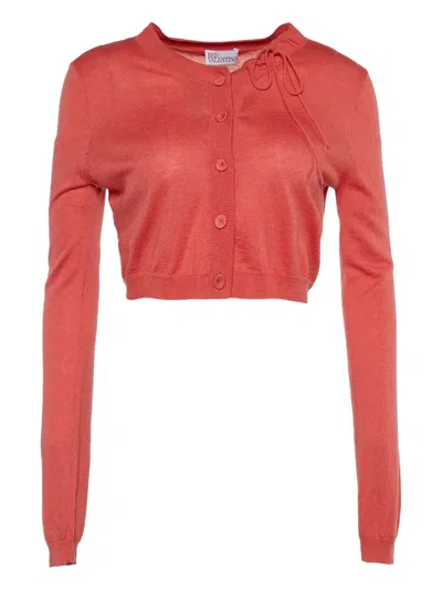 Pre-owned Valentino Cropped Button-up Cardigan