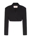 Valentino Blazer Aus Grisaille Frau Schwarz 42 In Black