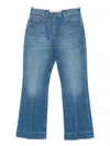 Valentino Multi-pocket Jeans In Blue
