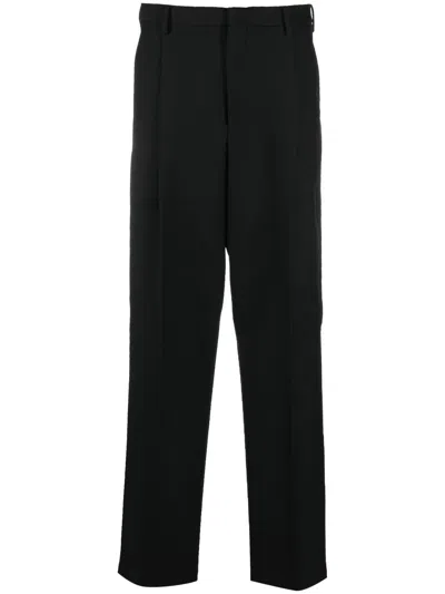 Valentino Cropped Tailored Trousers In Black