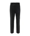 Valentino Side-stripe Tailored Trousers In Black