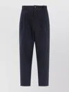 Valentino Cropped Trousers With Belt Loops And Pockets