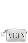 Valentino Crossbody Bag In Silver