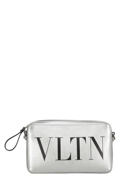 Valentino Garavani Crossbody Bag In Silver