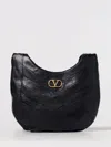 Valentino Hoboho Small Shoulder Bag With Studded Strap In Black