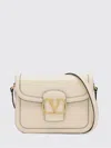 Valentino Small 9to5 Leather Crossbody Bag In Neutral