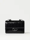 Valentino Vlogo Locker Shoulder Bag In Black