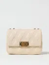 Valentino Garavani Ivory Nappa Leather Large Quiltie 67 Shoulder Bag In White