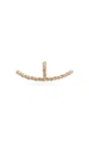 Valentino Garavani Crystal-embellished Faux Lip Piercing In Gold