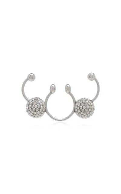 VALENTINO GARAVANI CRYSTAL-EMBELLISHED FAUX NOSE PIERCING