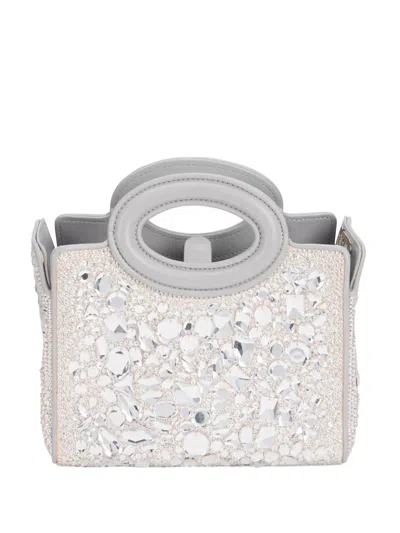 Valentino Garavani Crystal-embellished Handle Tote Bag In Pattern