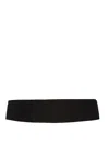 Valentino Silk Elastic Headband For Formal Attire In Black