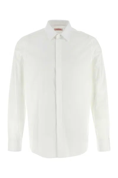 VALENTINO WHITE POPLIN SHIRT