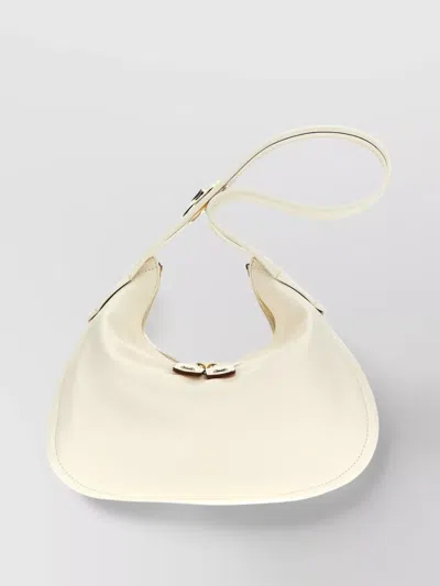 Valentino Garavani Curved Shape Gold-tone Hardware Shoulder Bag