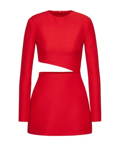 VALENTINO CREPE COUTURE SHORT DRESS