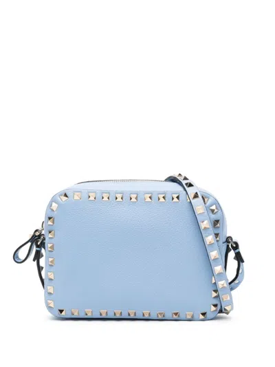 Valentino Garavani Cyan Rockstud Crossbody Handbag For Women In Blue