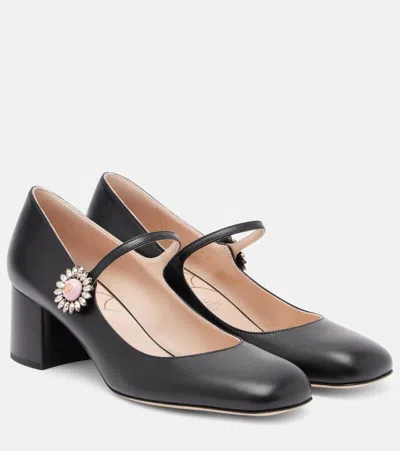Valentino Garavani Women Black Leather Pumps, 8.5 Luxury Pumps & Heels For Women Darveys