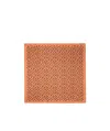 Valentino Garavani Dalmatian Polka Dot Silk Square Scarf In Orange