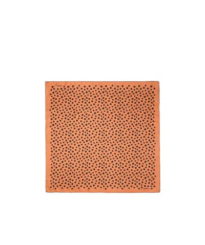 VALENTINO DALMATIAN POLKA DOT SILK SCARF