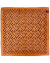 Valentino Garavani Dalmatian Polka Dot Silk Square Scarf In Orange
