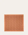 Valentino Garavani Dalmatian Polka Dot Silk Square Scarf In Orange
