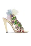 Valentino Dans Le Foyer Sandal In Multi