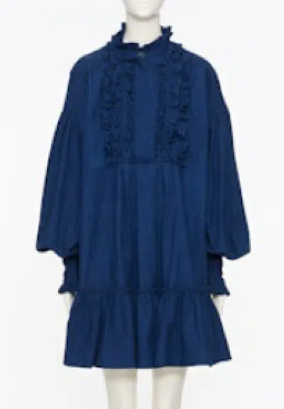 Valentino Dark Blue Denim Dress