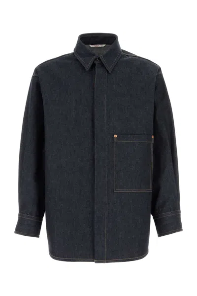 VALENTINO DARK BLUE OVERSIZE SHIRT