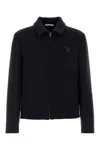 Valentino Virgin Wool V-detail Jacket